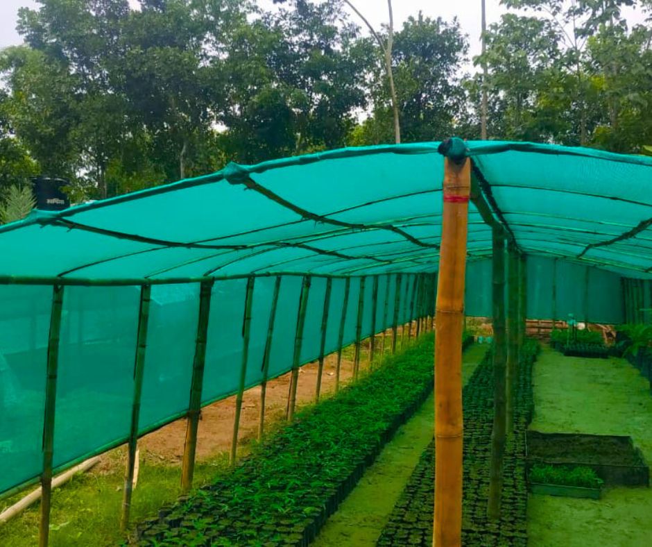 Green Shade Net 40% (গ্রীনশেড নেট ৪০% ) 160 Feet By 10 Feet
